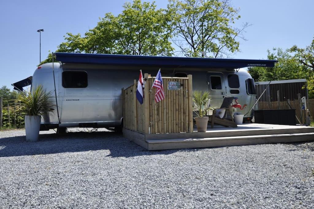 Airstream Retro Usa Caravan Earnewâld Exterior foto